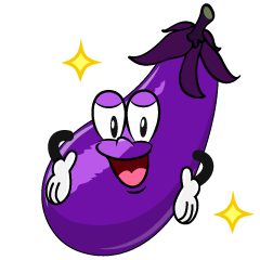 Glitter Eggplant