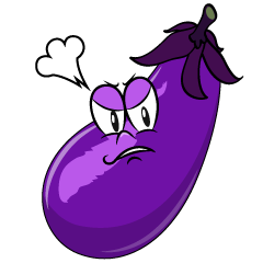 Angry Eggplant