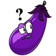 Thinking Eggplant