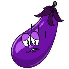 Depressed Eggplant