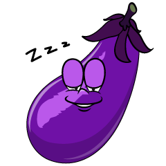 Sleeping Eggplant