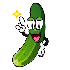 Posing Cucumber