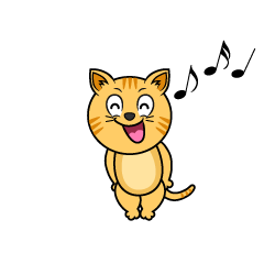 Singing Tabby Cat