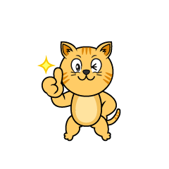 Thumbs Up Tabby Cat