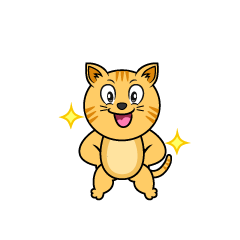 Glitter Tabby Cat
