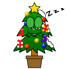 Sleeping Christmas Tree