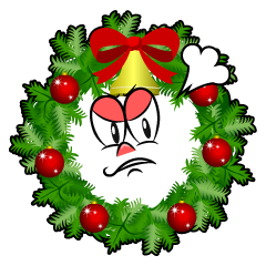 Angry Christmas Wreath