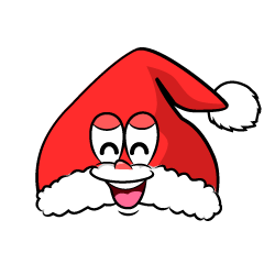 Smiling Santa Hat