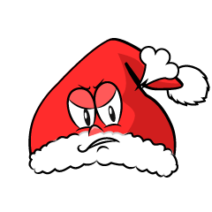 Angry Santa Hat