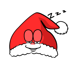 Sleeping Santa Hat