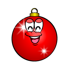 Smiling Christmas Ornament