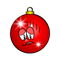 Depressed Christmas Ornament