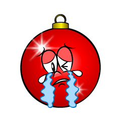 Crying Christmas Ornament