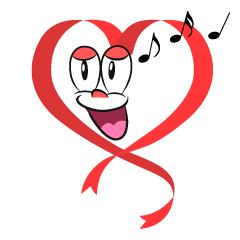 Singing Heart Ribbon