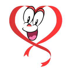 Surprising Heart Ribbon