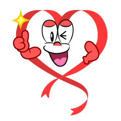 Thumbs up Heart Ribbon