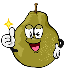 Thumbs up Pear