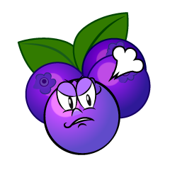 Angry Blueberry