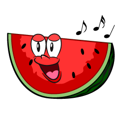 Singing Cut Watermelon