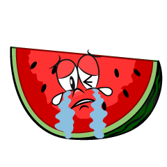 Crying Cut Watermelon