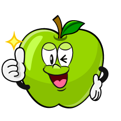 Thumbs up Green Apple