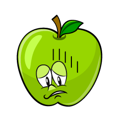 Depressed Green Apple