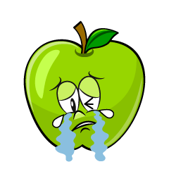 Crying Green Apple