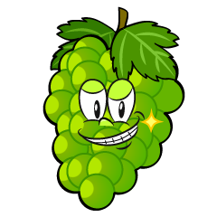 Grinning Green Grape