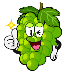 Thumbs up Green Grape