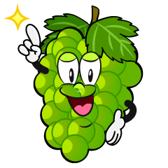 Posing Green Grape