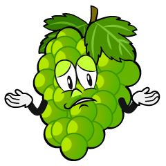 Troubled Green Grape