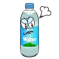 Angry Water Bottle