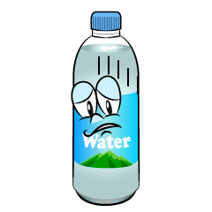 Depressed Water Bottle