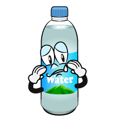 Sad Water Bottle
