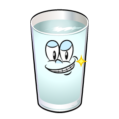 Grinning Water Glass