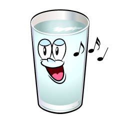 Singing Water Glass