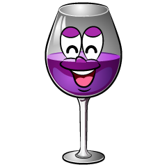 Smiling Wine Glass