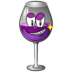 Grinning Wine Glass