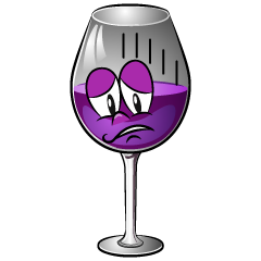 Depressed Wine Glass