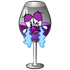Crying Wine Glass