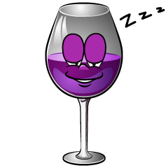 Sleeping Wine Glass