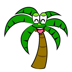 Smiling Palm Tree