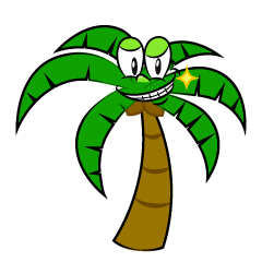 Grinning Palm Tree