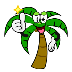 Thumbs up Palm Tree