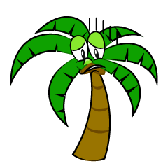 Depressed Palm Tree