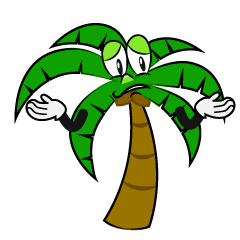 Troubled Palm Tree