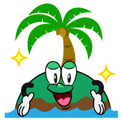 Glitter Palm Island