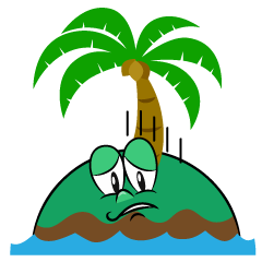 Depressed Palm Island