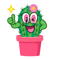 Thumbs up Girl Cactus