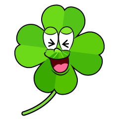 Laughing Four Leaf Clover